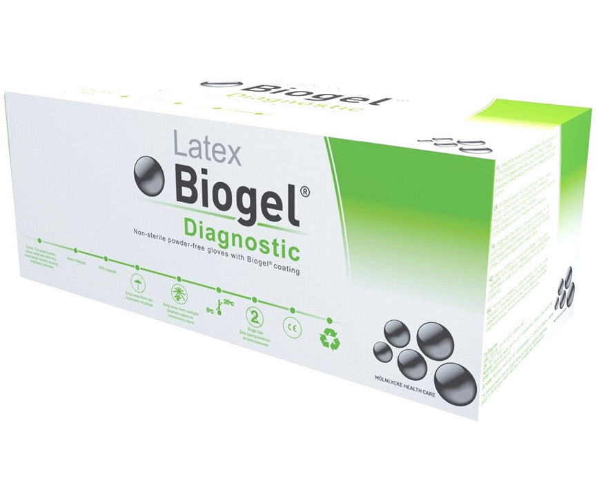 Biogel Diagnostic Latex Gloves - 150/Cs - Size 6½ (Non-Sterile)