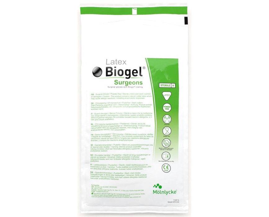 Biogel Surgeons Surgical Gloves - Size 6 - 50/bx