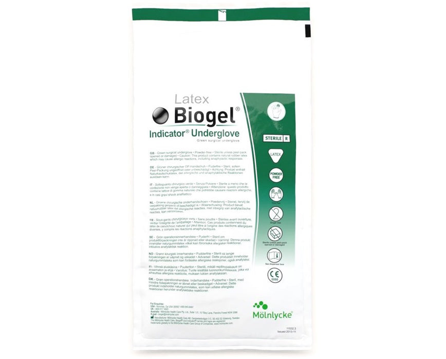 Biogel Indicator Undergloves - Size 8 - 50/bx - Sterile