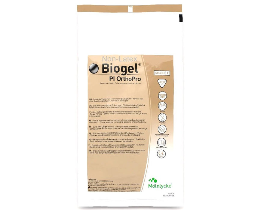Biogel PI OrthoPro Surgical Gloves - 160/Cs - Size 8 - Sterile