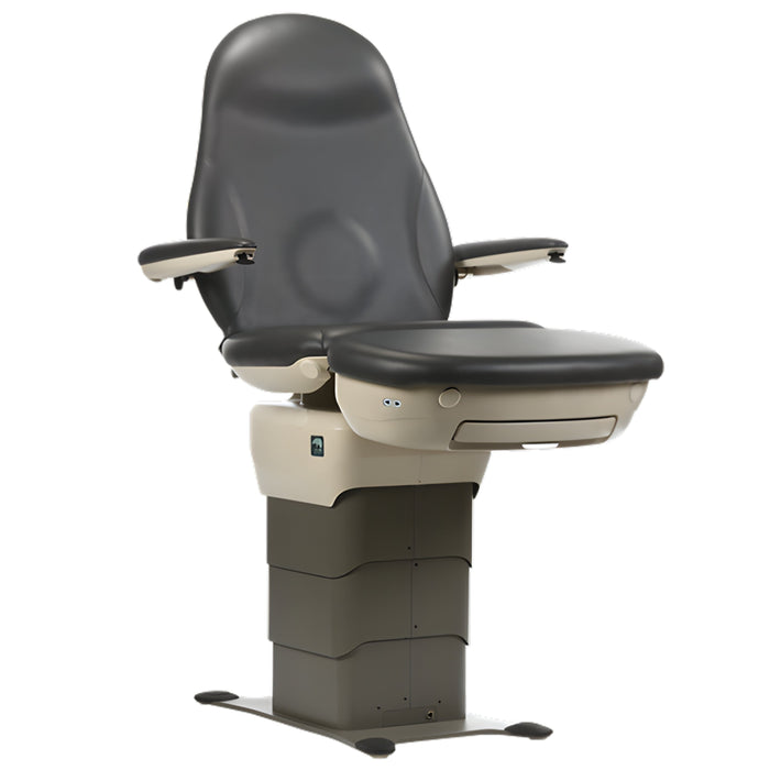 Bariatric Power Hi-Lo Wide Podiatry / Wound Care Procedure Chair w/ Adjustable Back & Drop Section (529W)