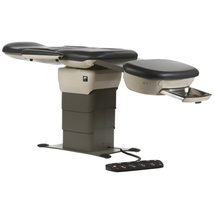 Bariatric Power Hi-Lo Wide Podiatry / Wound Care Procedure Chair w/ Adjustable Back & Drop Section (529W)