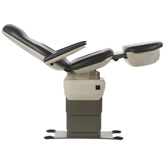 Bariatric Power Hi-Lo Wide Podiatry / Wound Care Procedure Chair w/ Adjustable Back & Drop Section (529W)