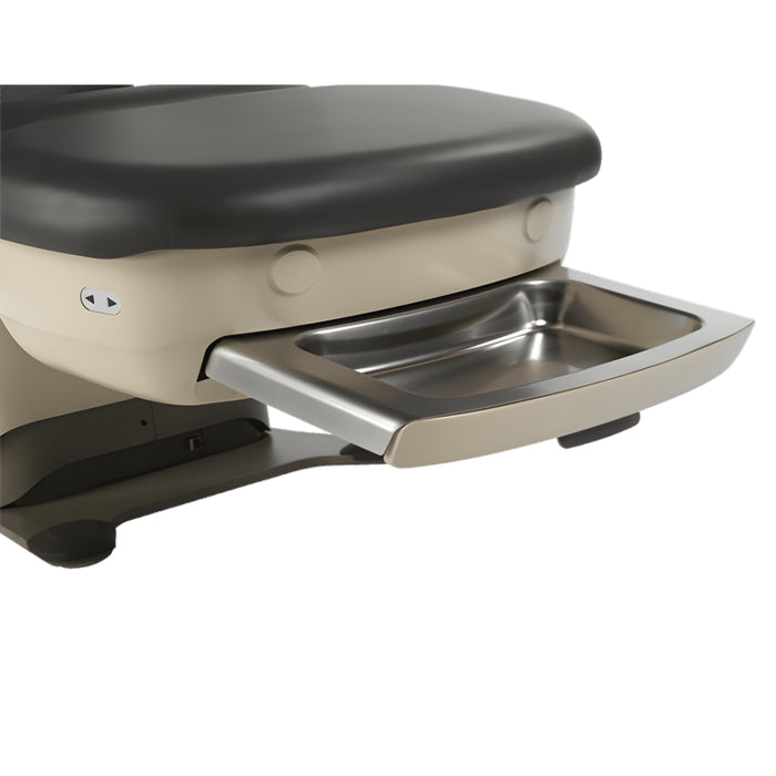 Bariatric Power Hi-Lo Wide Podiatry / Wound Care Procedure Chair w/ Adjustable Back & Drop Section (529W)