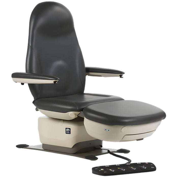 Bariatric Power Hi-Lo Wide Podiatry / Wound Care Procedure Chair w/ Adjustable Back & Drop Section (529W)
