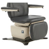 Bariatric Power Hi-Lo Procedure Chair w/ 4-Section Top [Adjustable Back, Headrest & Drop Section]. Mobile Base Rear Steer (830)