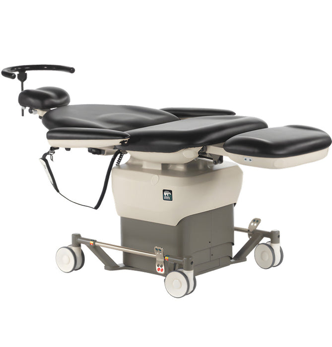 Bariatric Power Hi-Lo Procedure Chair / Stretcher w/ 4-section Top [Adjustable Back, Headrest, Drop Section & Casters] (840)