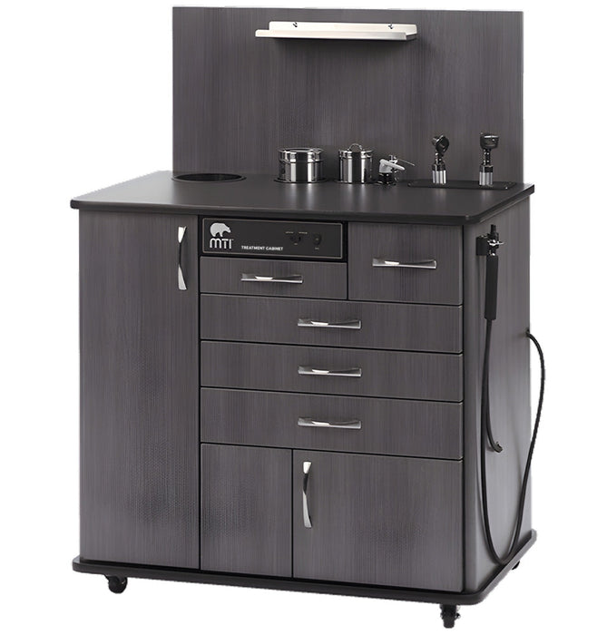 35.7"W ENT Treatment Cabinet w/ Side Storage - 33.5"H