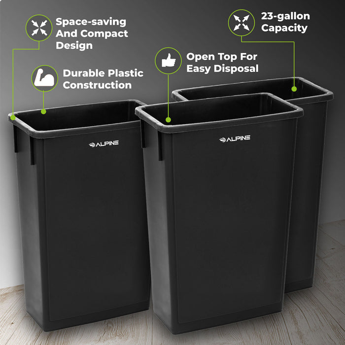 23-Gallon Slim Trash Can