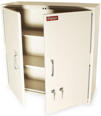 Heavy Duty Large Two Door Narcotics Cabinet with Two Key Locks