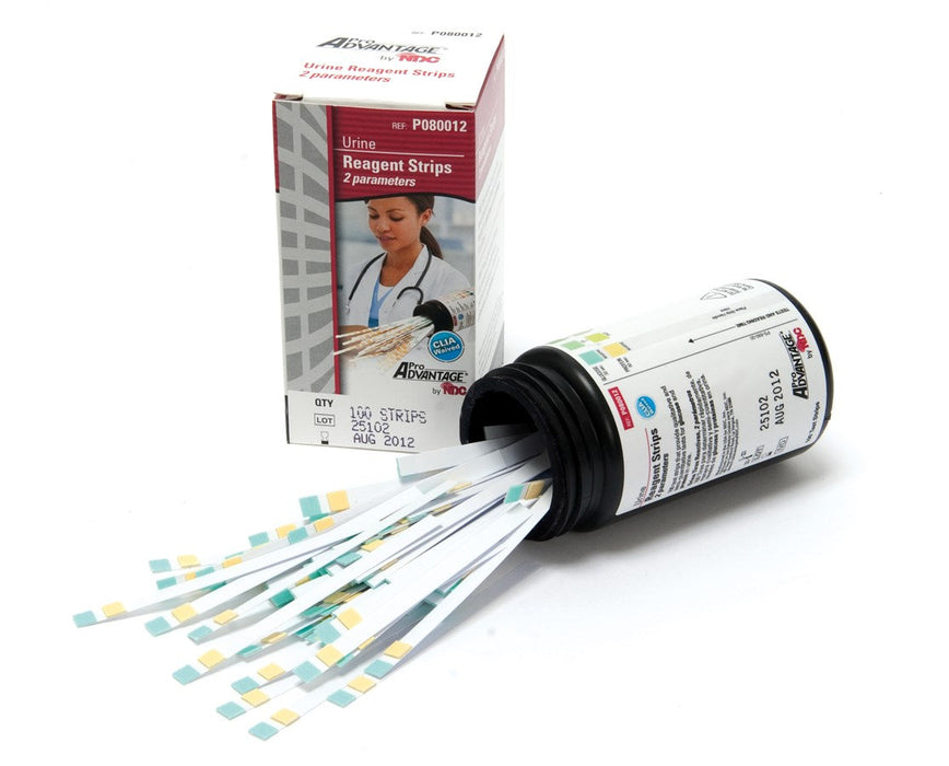 Urine Reagent Strips - 10 Parameter, 100 per bottle