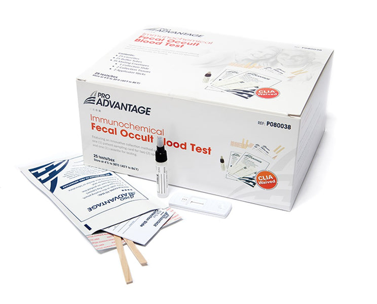 Pro Advantage Immunochemical Fecal Occult Blood Test Kit, 25 Kits 