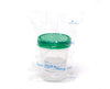 Screw-On Lid & Label. 4 oz. Sterile. Packaged Individually in Poly Pouch (100/cs)