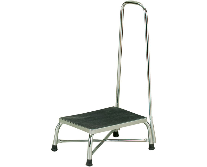 Large Top Bariatric Step Stool with Handrail