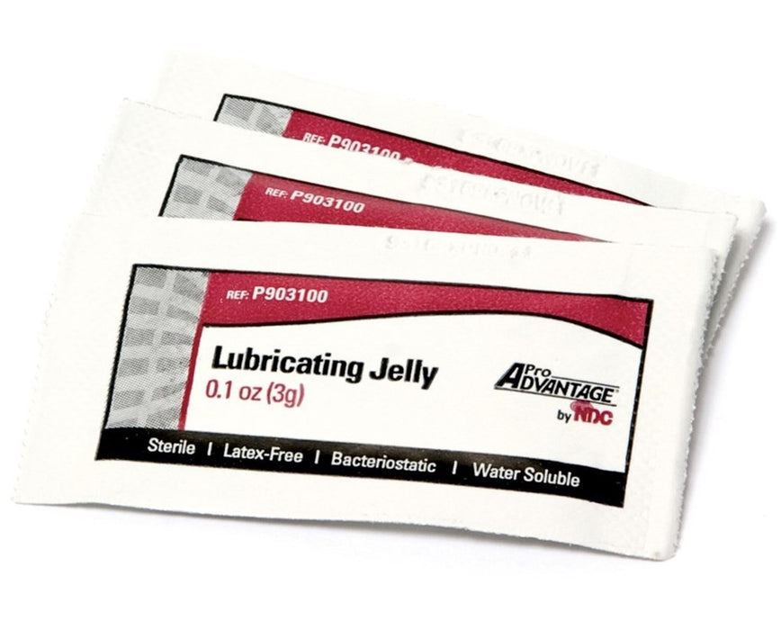 Lubricating Jelly 3 gm. Packets - 144/ Box - Sterile