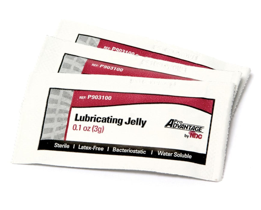 Lubricating Jelly 3 gm. Packets - 1728/ Case - Sterile