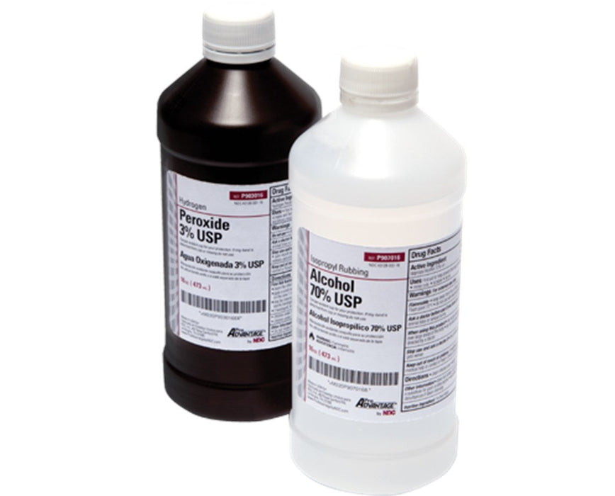 Isopropyl Alcohol 16 oz Bottle - 12/ Case