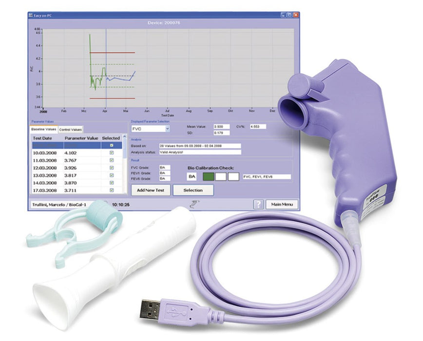 Easy on-PC Spirometry System