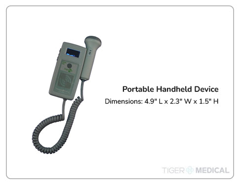 DigiDop II 330 Handheld Obstetric Doppler, Extended Depth Probe