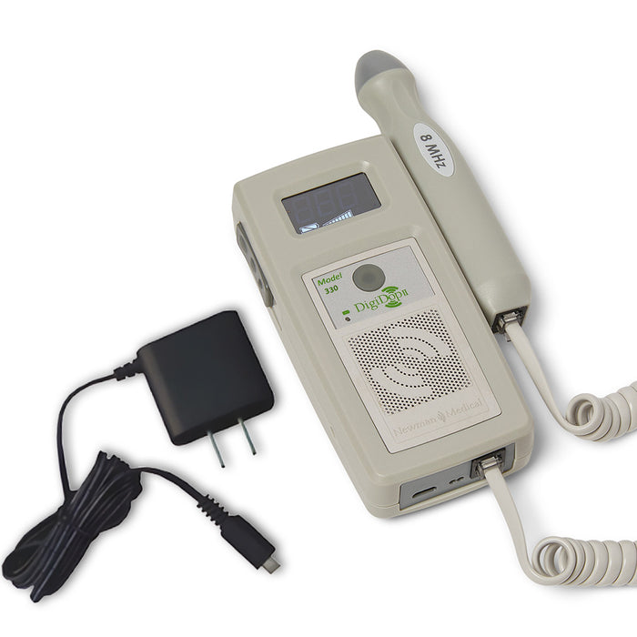 DigiDop II 330 Handheld Vascular Obstetric Doppler w/ Extended Depth Probe