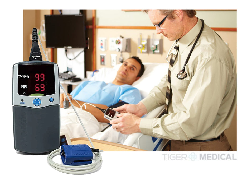 Palmsat 2500A Pulse Oximeter Monitor with Alarm