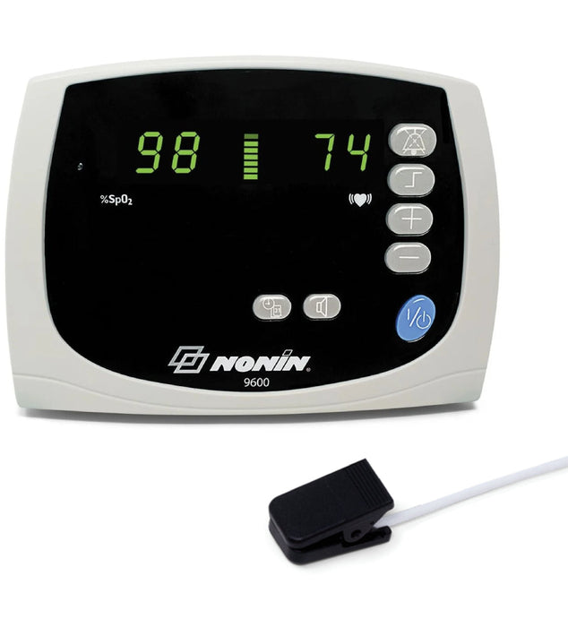 Avant Tabletop Pulse Oximeter Monitor w/ 1m Ear Clip SpO2 Sensor