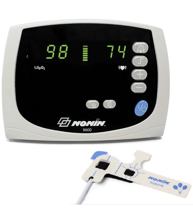 Avant Tabletop Pulse Oximeter Monitor w/ 1m Infant Flex SpO2 Sensor