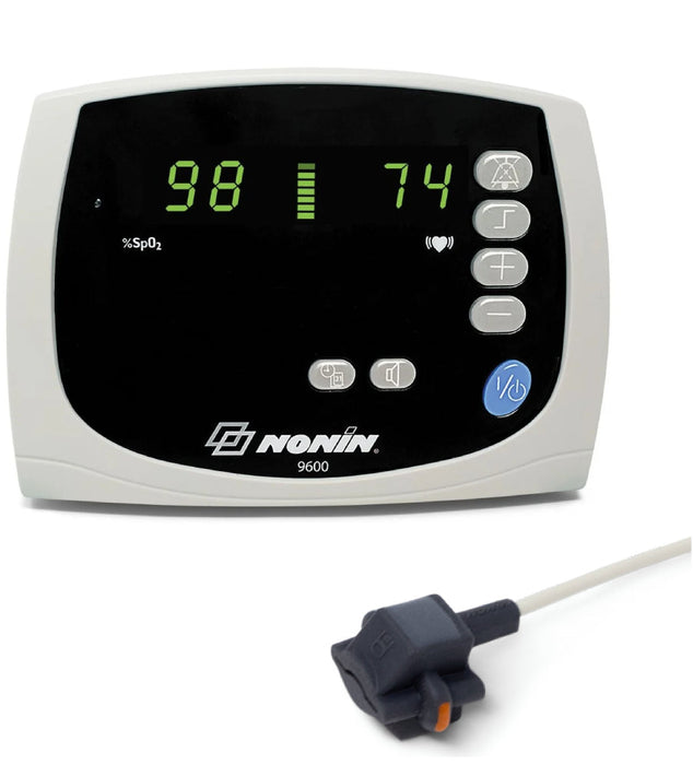 Avant Tabletop Pulse Oximeter Monitor w/ 1m Small Soft SpO2 Sensor