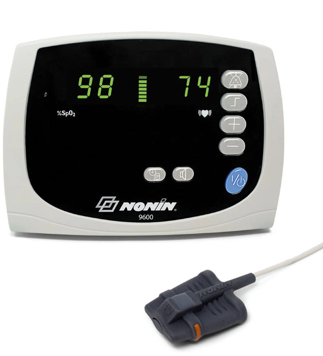 Avant Tabletop Pulse Oximeter Monitor w/ 3m Large Soft SpO2 Sensor