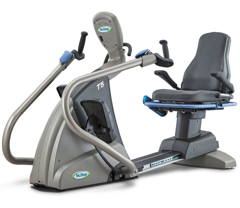 T5 Recumbent Cross Trainer. 500 lbs Capacity & 18"W Seat