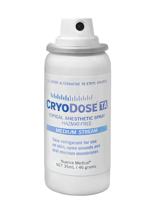 CryoDose TA Topical Anesthetic Spray. 35mL Canister. Medium Stream (24/cs)