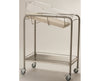 Stainless Steel Bassinet with Bottom Shelf and Rails Standard Model plus 12