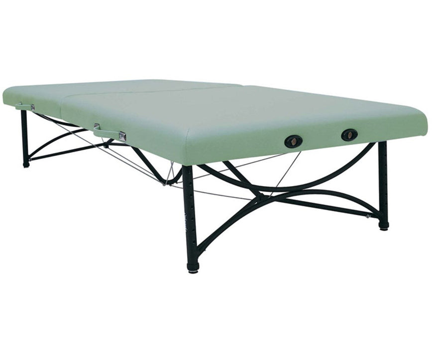 Hi-Lo Massage Mat Table. Flat Top Foldable. 78"L x 40"W w/ Stabilizing Feet