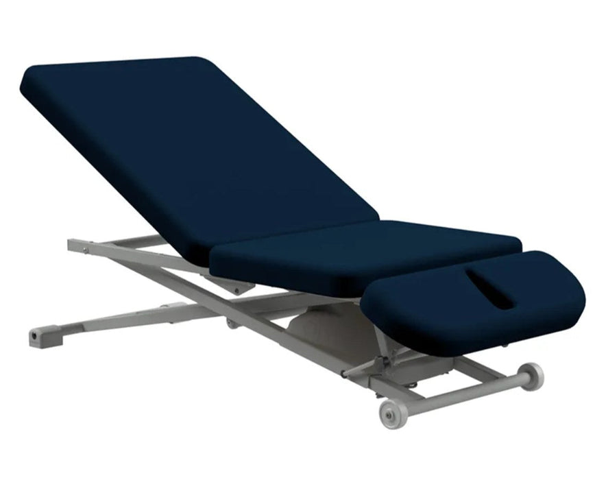 PT300 Power Hi-Lo Exam Table w/ 3-Section Top. 29"W. 2.5" Comfort Foam (Adjustable Back & Drop Section)