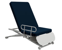 Bariatric Orthopedic Casting Power Hi-Lo Treatment Table w/ Adjustable Back & Drop Section [Side Rails & Casters Option]