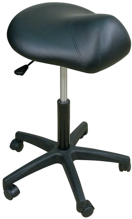 Premium Exam Stool w/ Saddle Seat. 22"-29"H