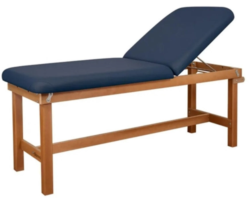 Powerline Treatment Table w/ Adjustable Back. 27"W, Gray Laminate