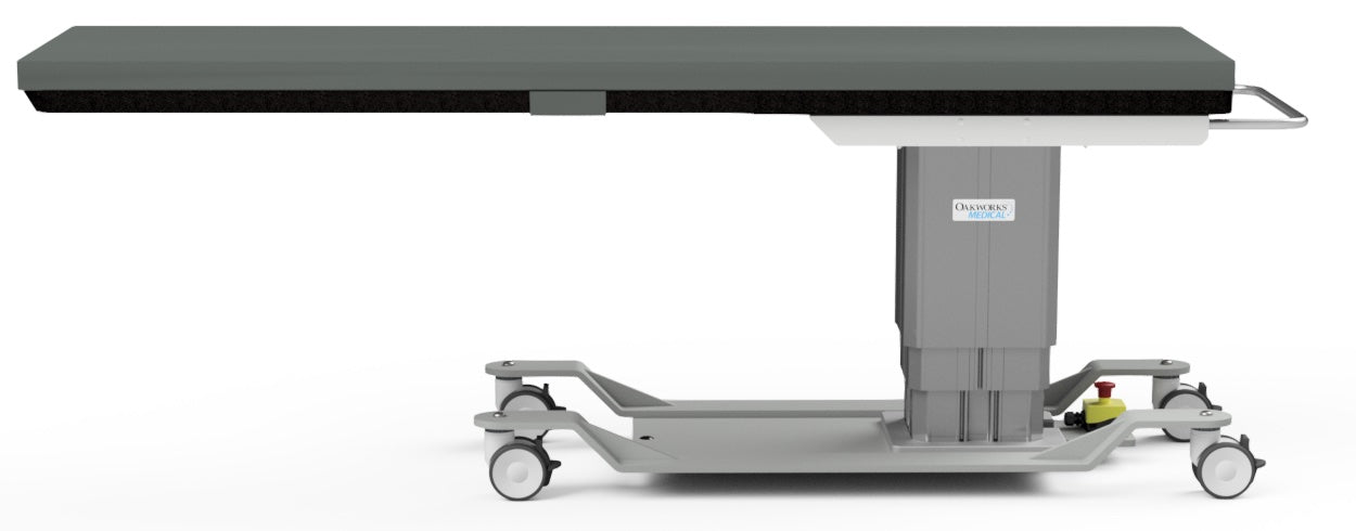 Power Hi-Lo C-Arm Imaging Table. 84"L x 22"W, 22"-40"H, 500lbs Capacity [CFPM100], 4" Casters