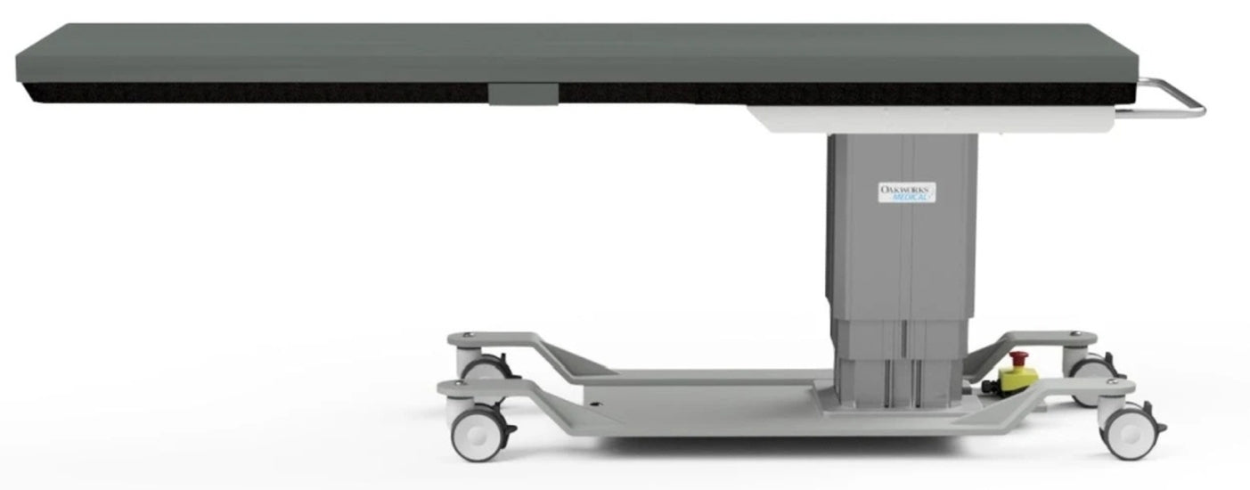 Power Hi-Lo C-Arm Imaging Table. 84"L x 22"W, 22"-40"H, 500lbs Capacity [CFPM100], 5" Casters