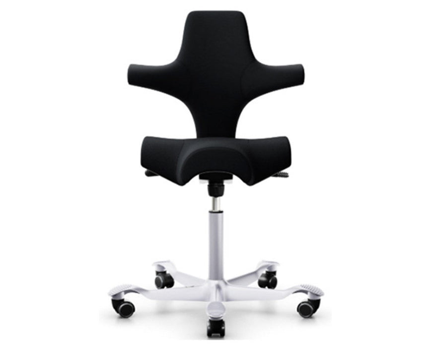 HAG Capisco 8106 Sonographer’s Chair, Medium (19" to 26"H), Onyx