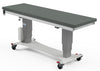 Power Hi-Lo C-Arm Imaging Table w/ Trendelenburg Tilt & Longitudinal Travel. w/ Casters & T-Rails. DTPM300 [Pewter Upholstery]