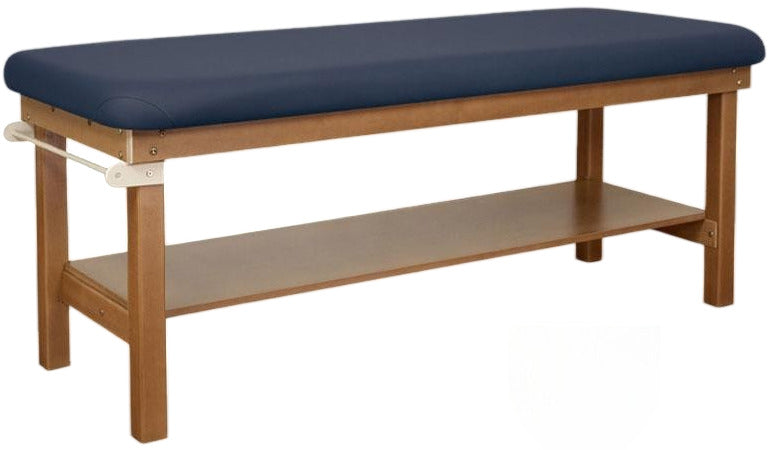 Treatment Table w/ Flat Top & Shelf (Powerline) [Bariatric Option]