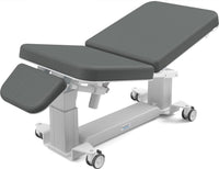 Power Hi-Lo EA Imaging Table w/ Adjustable Back, Drop Section & Casters [Side Rails, Stirrups & Bariatric Option]