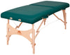 Aurora Foldable Wood Massage Table. Flat Top w/ Shiatsu Cables. 29