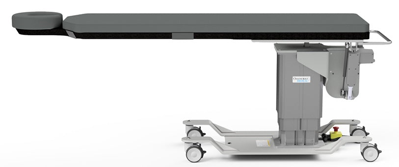 Power Hi-Lo C-Arm Imaging Table. 84"L x 22"W, 25"-42"H, 500lbs Capacity. Trendelenburg Tilt [CFPM201], 5" Casters