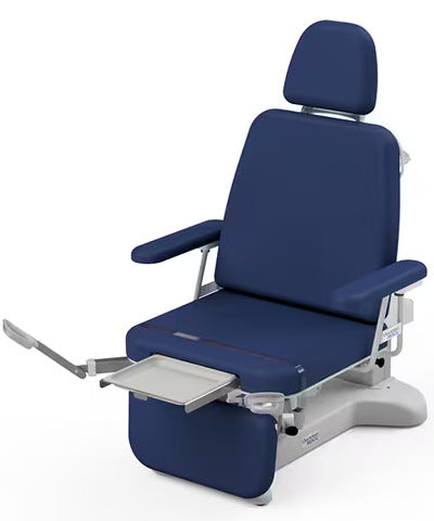 Power Hi-Lo Procedure Table w/ 4-Section Top (Adjustable Back, Stirrups & Casters) [Side Rails Option]. 3100