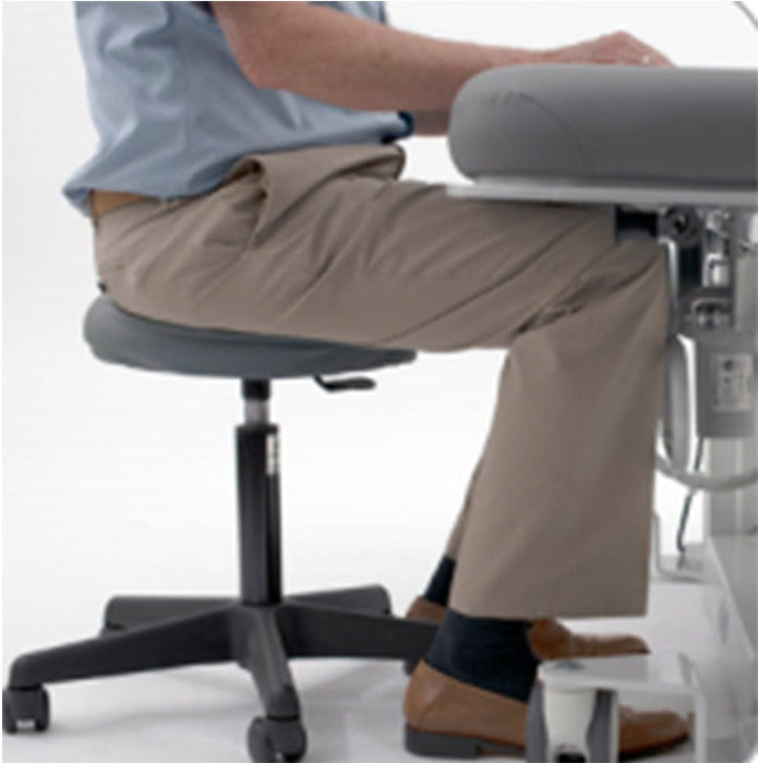 Bariatric Power Hi-Lo EA Ultrasound Table w/ Adjustable Back, Stirrups & Casters