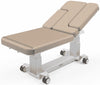 Power Hi-Lo EA Echocardiography Table w/ Adjustable Back & Casters. Bariatric. Battery Backup, Central Base Lock & Foot Control