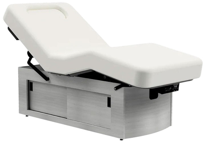 Prema e-nvi Power Hi-Lo Massage Table w/ Adjustable Back Salon Top & Shelf [Bariatric Option]
