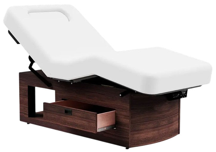 Prema e-nvi Power Hi-Lo Massage Table w/ Adjustable Back Salon Top & Shelf [Bariatric Option]